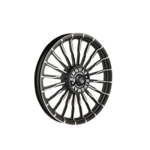 ALLOY WHEEL FRONT FOR SPLENDOR BLACK 20SPOKES HARLEY WAVE